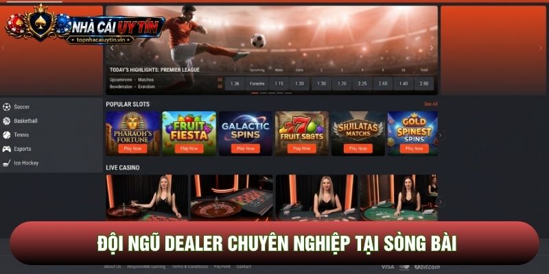 Đội ngũ dealer chuyên nghiệp tại sòng bài Đội ngũ dealer chuyên nghiệp tại sòng bài