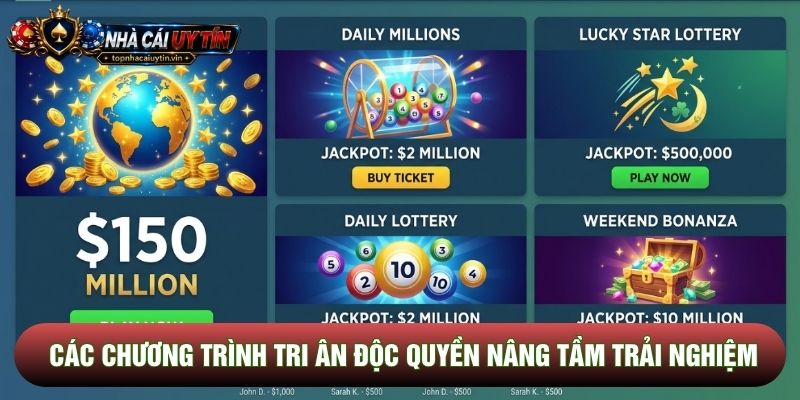Các chương trình tri ân độc quyền nâng tầm trải nghiệm